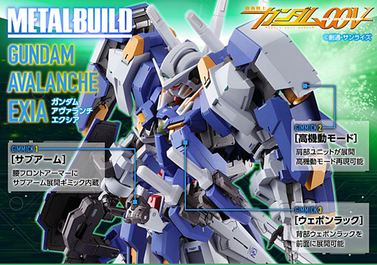 METAL BUILD ガンダムアヴァランチエクシア（ウェポンプラスパック